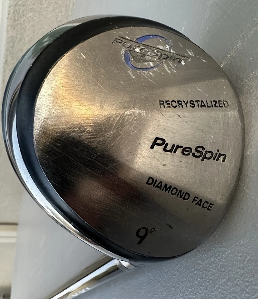 PURESPIN Diamond Face DRIVER 9* RH Graphite Jumbo XXL Shaft Regular 220 - Image 1 of 4