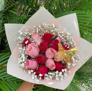 Fresh Real Rose Bouquet Nationwide Flower Delivery - Picture 1 of 1