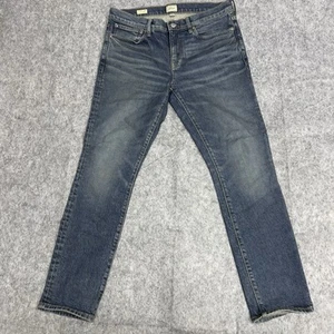 J Crew Jeans Mens 34x30 * Blue Style 250 Slim Tapered Leg Stretch Denim Preppy - Picture 1 of 17