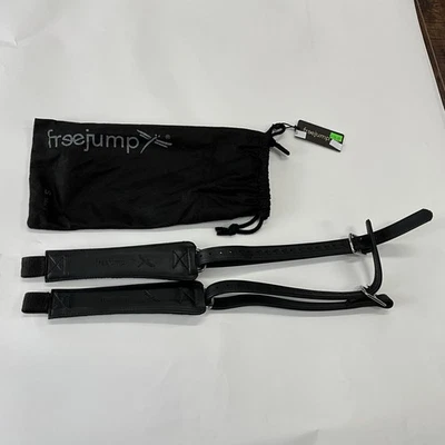 Estribo Freejump cuero para usar con estribos Freejump - cuero negro - mediano - Imagen 1 de 4