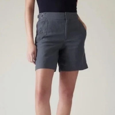 Pantalones cortos de lino Athleta talla 4 lino Foto 1 de 4