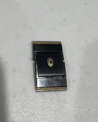 Concord Watch Clasp 18mm Black & Gold Authentic - Image 1 of 2