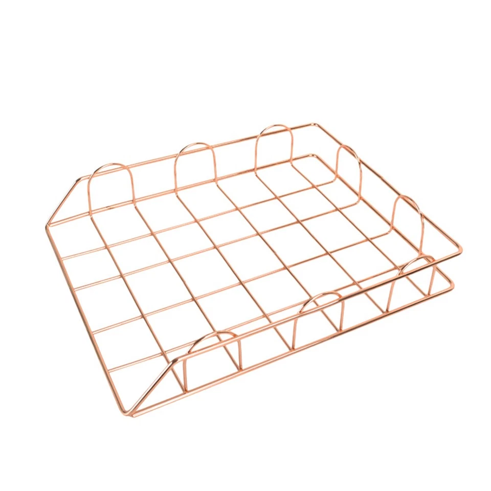  Portadocumenti impilabile Cestino portadocumenti in metallo Cestino - Immagine 1 di 4