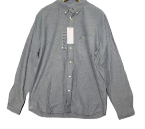 Lacoste Langarm Herren Hemd hellblau - Größe XL 44 - Bild 1 von 4