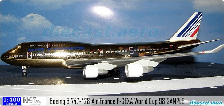 Boeing B 747-428 Air France F-GEXA World Cup 98 SAMPLE Netmodels 1:400 SAMPLEAF7 - Photo 1/1