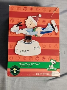 Peanuts Department 56 Charlie Brown Linus "Best Time Of Year" Spinnfigur - Bild 1 von 9