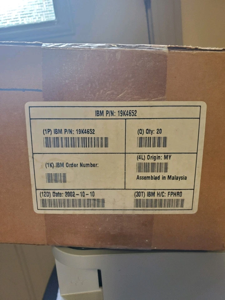 LOT OF 20 IBM 19K4652 19K4653 38L299 128MB SDRAM PC-133 Memory Modules - Image 1 of 2