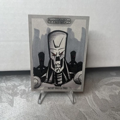2009 Topps Terminator Salvation Artist Sketch Card 1/1 - Image 1 of 2