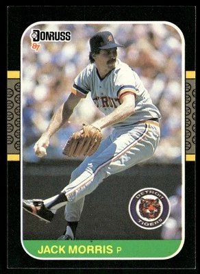 Jack Morris 1987 Donruss #173 Detroit Tigers - Image 1 of 2