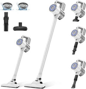 S6PRO Aspirapolvere Senza Fili, Scopa Elettrica Senza Fili, 30Kpa Aspirazione Po - Foto 1 di 12