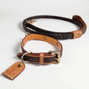Collar Louis Vuitton Monograma Baxter PM Collar Perro TH0045 y Correa Les Baxter T8 - Imagen 1 de 15