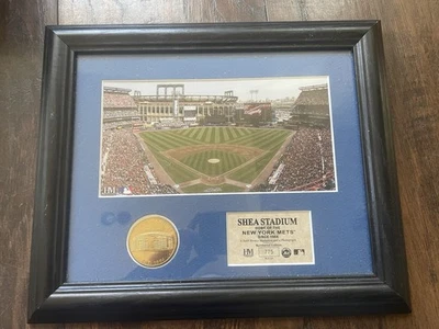 纽约 METS SHEA 体育场照片 实心铜牌 HIGHLAND 完好 #775 — 第 1/4 张图片