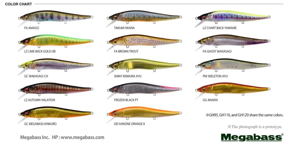 NUEVO Megabass Great Hunting 110 Jerkbait - Elige Color Foto 1 de 1