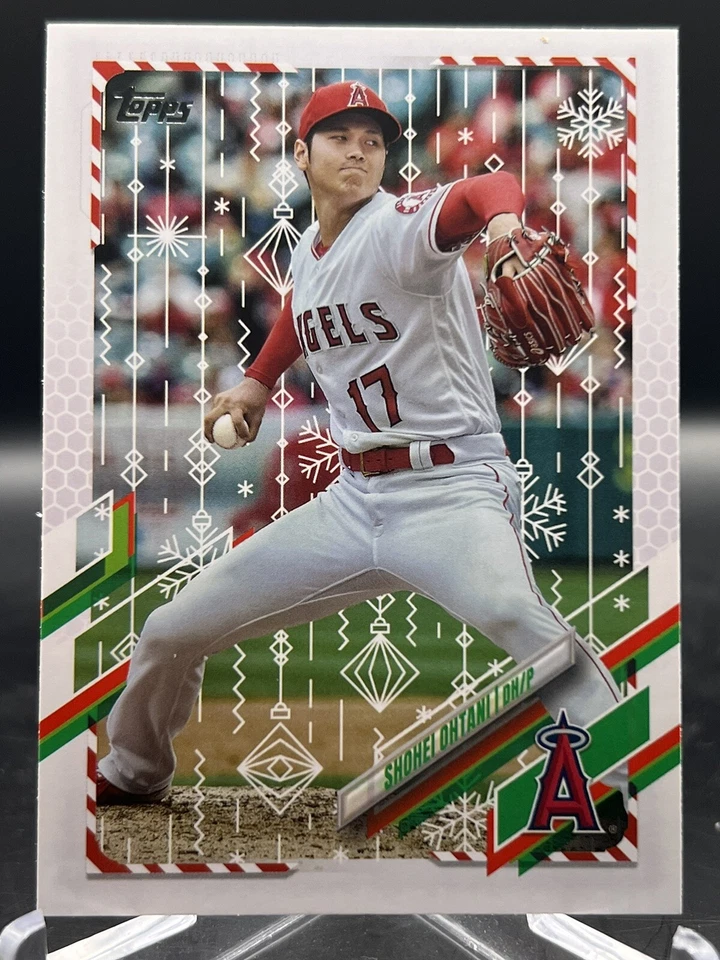 SHOHEI OHTANI 2021 Topps HOLIDAY WINTER #HW80 Los Angeles Angels 🔥⚾️  - Image 1 of 1