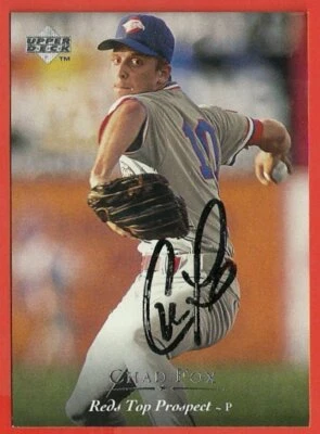 CHAD FOX - 1995 Upper Deck #138  Minor League Autographed Card - Image 1 of 2