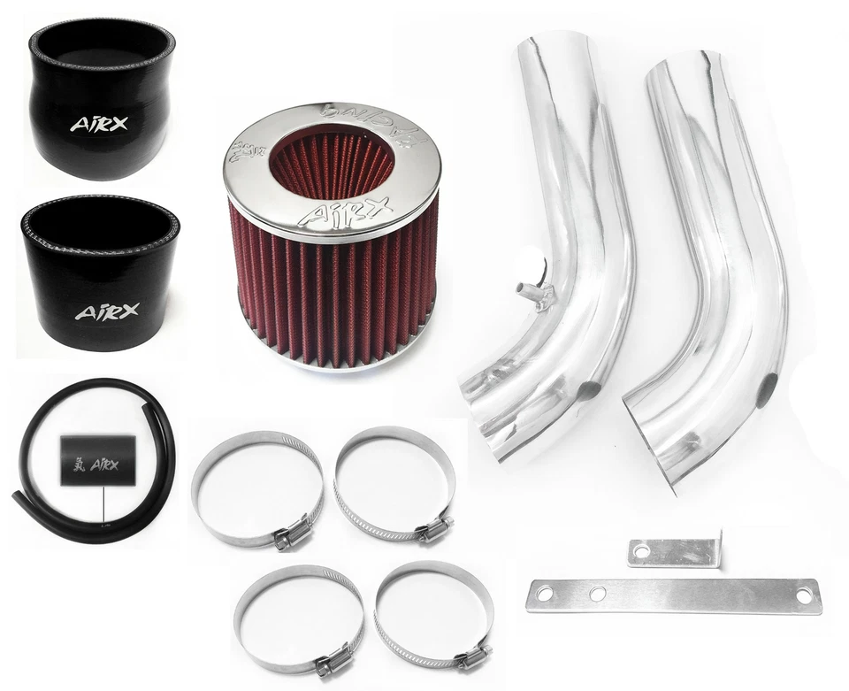 AirX Racing черный-красный для 2PC 2010-2011 Kia Soul 2.0L L4 холодный воздухозаборник набор - Изображение 1 из 1