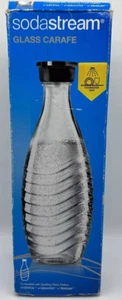 SodaStream 620mL Glass Carafe Clear Extra Carbonating Bottle Dishwasher Safe - Picture 1 of 1