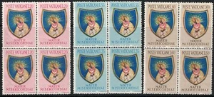 1954 Vatican, Marian Year 3 Values #189/91, MNH** Block of Four - Picture 1 of 1