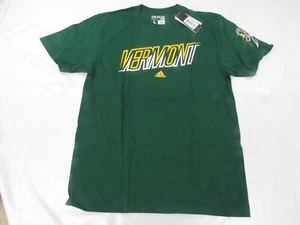 New Vermont Catamounts Mens Sizes L-XL-2XL Adidas Green Shirt - Picture 1 of 4