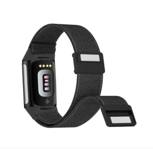 Magnetic Loop for Fitbit Charge 6 Bands Nylon Adjustable Replacement Wristbands - Imagen 1 de 7
