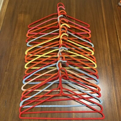 19 Винтажный вязаный ручной работы пряжи трикотажа пальто вешалка лот B вешалки однотонные цвета - Изображение 1 из 3
