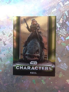 TOPPS STAR WARS MANDALORIAN C-3 PARALLELA GREEN 029/299 CHARACTERS KUIIL  - Imagen 1 de 11