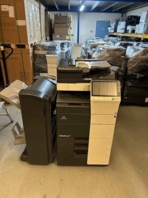 Konica Minolta Bizhub C458 A3 Colour MFP With Staple Finisher Unit - Image 1 of 4