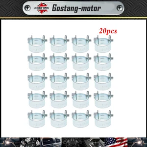 20Pcs 3/8"(14mm-16mm)FUEL INJECTION HOSE CLAMP / AUTO Fuel Clamps - Picture 1 of 8