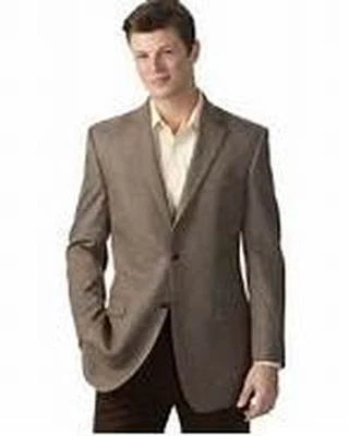 Nuevo en Paquete - Abrigo Deportivo IZOD Irwin Para Hombre Marrón Tostado con Parches en el Codo 46 Reg XL NUEVO CON ETIQUETAS Foto 1 de 4