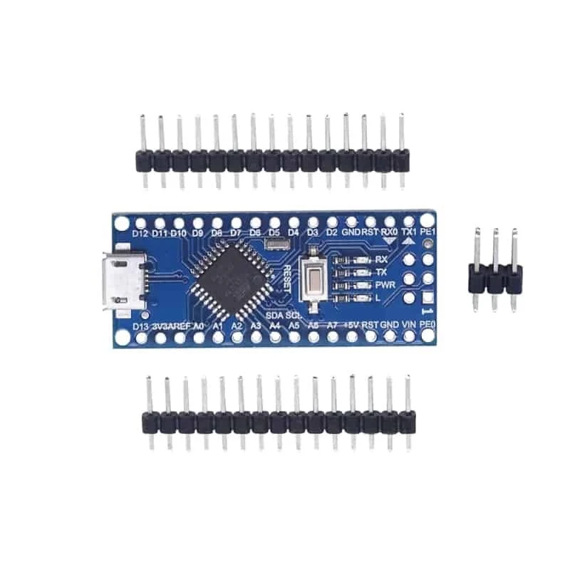Arduino Nano v3.0 Micro USB compatibile Driver Arduino CH340 16Mhz ATMEGA328P - Immagine 1 di 1