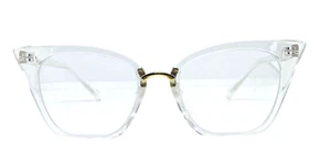 Handgefertigte UV400 97093 55 22 145 Brille Brillengestell Double Dot Cat Eye NEU - Bild 1 von 6