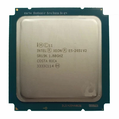 Intel Xeon E5-2651 V2 Processor 1.80GHz 12-Core 24-T 30MB SR19K LGA2011 95W CPU - Image 1 of 4