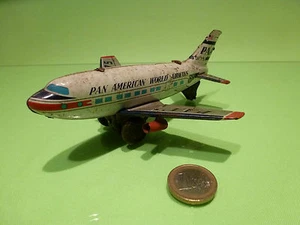 TIN TOYS BLECH HAJI JAPAN - BOEING PAN AMERICAN WORLD AIRLINES - GOOD CONDITION - Bild 1 von 8