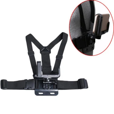 Soporte de arnés de montaje en pecho soporte para soporte para teléfono móvil Sony Samsung LG Foto 1 de 4