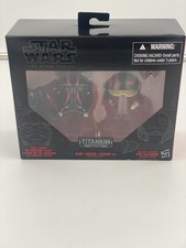 Star Wars Titanium Black Series SF TIE FIGHTER PILOT POE DAMERON Helmets 04