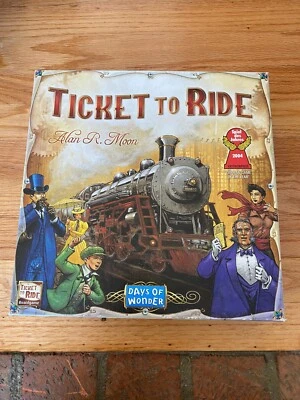 Days of Wonder Ticket To Ride de Alan R Moon Train Adventure Juego de Mesa Completo Foto 1 de 4