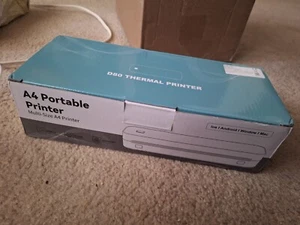 A4 Portable Printer multi-size D80 thermal paper  - Picture 1 of 4