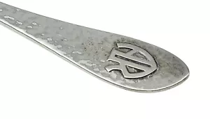 Antico cucchiaio da servizio SHREVE & CO. argento sterling martellato a mano arti e mestieri - Foto 1 di 5