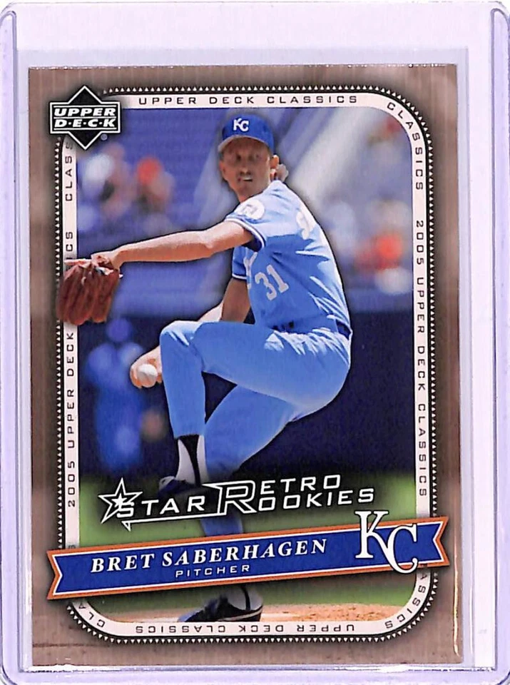 2005 Upper Deck Classics #103 Bret Saberhagen Kansas City Royals Star Rookies SP - Image 1 of 2