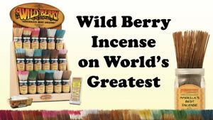 Wildberry  Incense Stick Bundle [100 Sticks Per Pack - Brown - 10.5"]