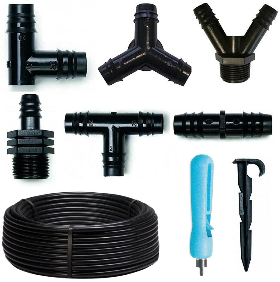 Netafim, Tropfschlauch, Druckminderer, Steckverbindungen, Lochstecher, 16mm - Bild 1 von 1