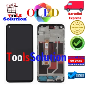 Display Oled Für Oppo A76 4G Touch Screen Glas Montiert Mit Frame Schwarz - Imagen 1 de 1