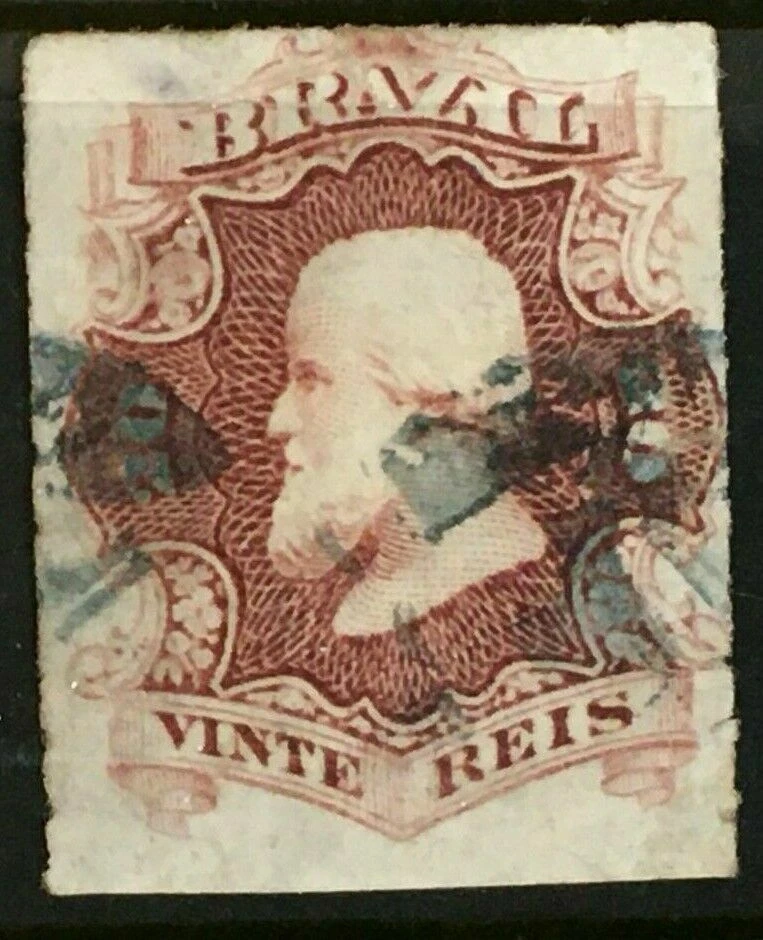 Бразилия #62 UVLHM Rouletted XF Ctr Cat Val $27,50                                 - Изображение 1 из 1