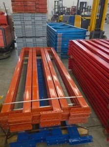 25,3 m Palettenregal, 3 m hoch, Schwerlastregal, 10 Ständer, 36 Traversen 2t/Eb. - Bild 1 von 10
