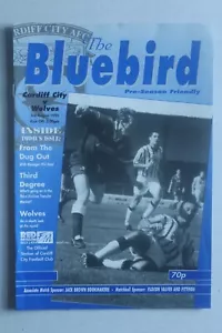 Cardiff City v Wolverhampton Wanderers 1996-1997 Pre season friendly - Picture 1 of 2