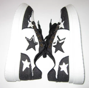 Designer Inspired GG Black/White Sneakers Size EUR 42-M 9 W 11.5 - Picture 1 of 6