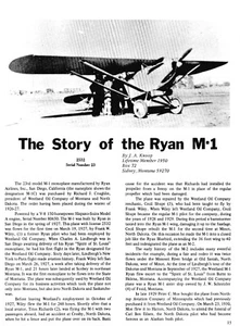 Ryan M-1 Aircraft Report 4/10/2025k - Picture 1 of 1