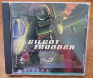 SILENT THUNDER A-10 TANK KILLER II PC Windows 95 Vuelo Segunda Guerra Mundial Juego de Simulación RARO - Imagen 1 de 3