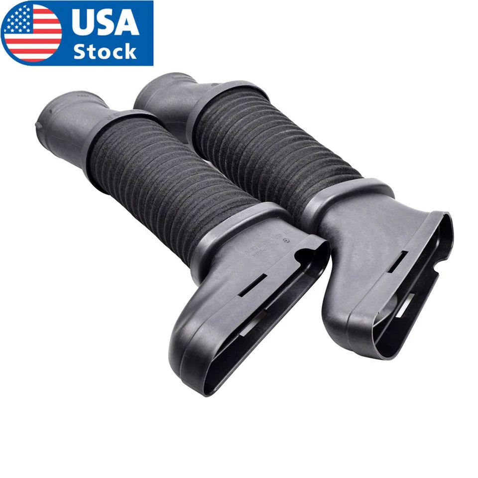 Pair Air Cleaner intake Duct Hose Pair LH&RH For 12-17 Benz E550 Cls550 E63 AMG - Image 1 of 4