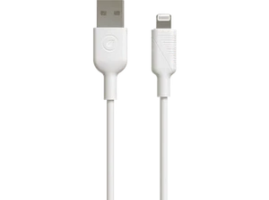 Cable USB - Muvit MCUSC0002, USB, Lightning, Para Apple, 3m, Blanco - Imagen 1 de 4
